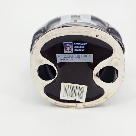 NFL Cleveland Browns # 11 Vintage 90's Geerlings Ceramic Football Jersey Planter - Picture 7 of 10